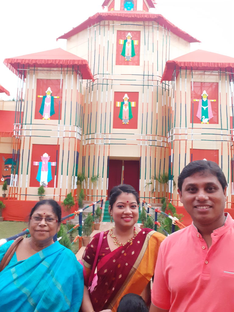 4er palli SOUTH west durga PUJA